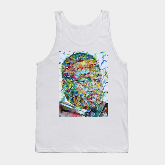 MARTIN LUTHER KING Jr. - watercolor portrait .1 Tank Top by lautir